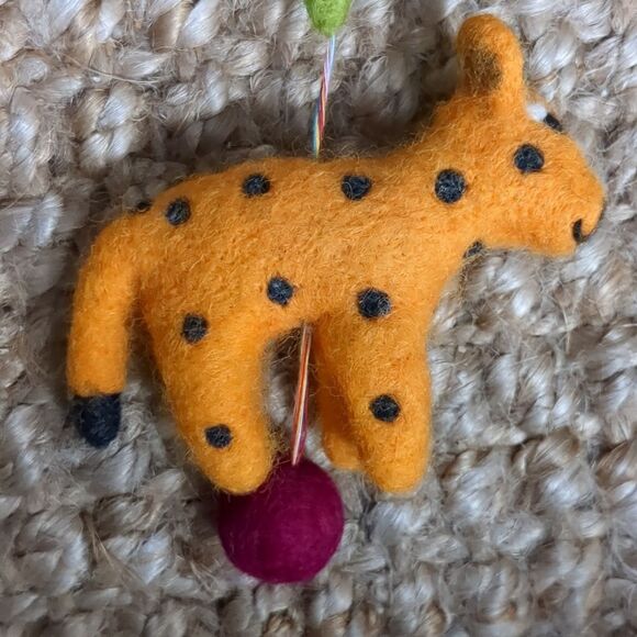 World Market Felted Wool Save The Planet Endangered Animal Mobile - Picture 7 of 8